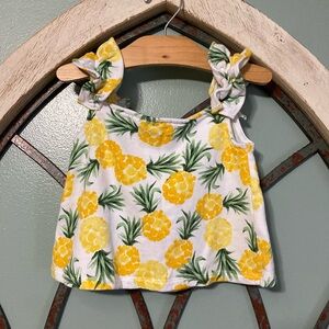 Janie and Jack 5T Pineapple Print Top